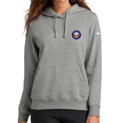 EastRamapo - Ladies Club Fleece Sleeve Swoosh Pullover Hoodie Thumbnail